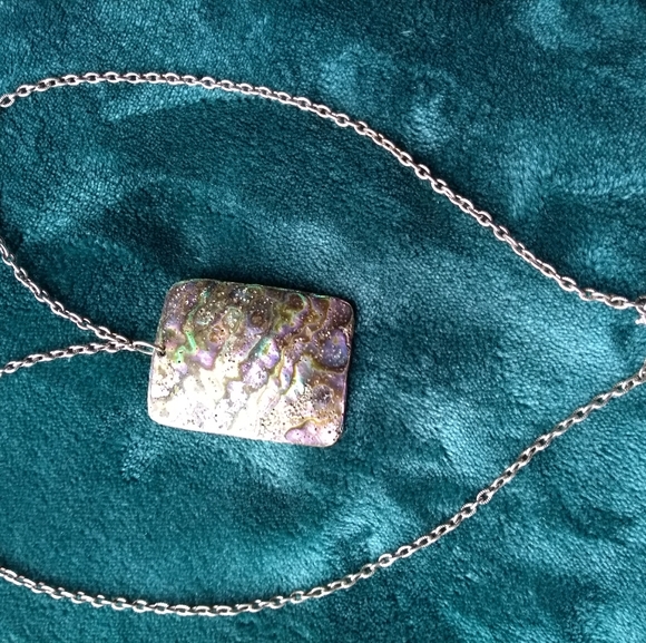 Antique/Vintage abalone necklace - Picture 4 of 5